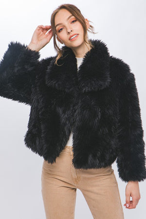 Shyla Shaggy Fur Jacket