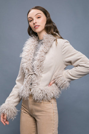 Sofia Fur Trim Jacket