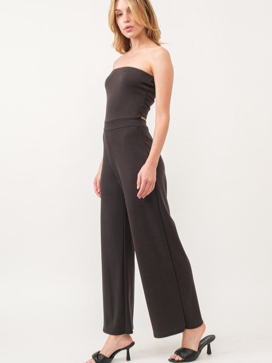 Back Cut Out Jumpsuit