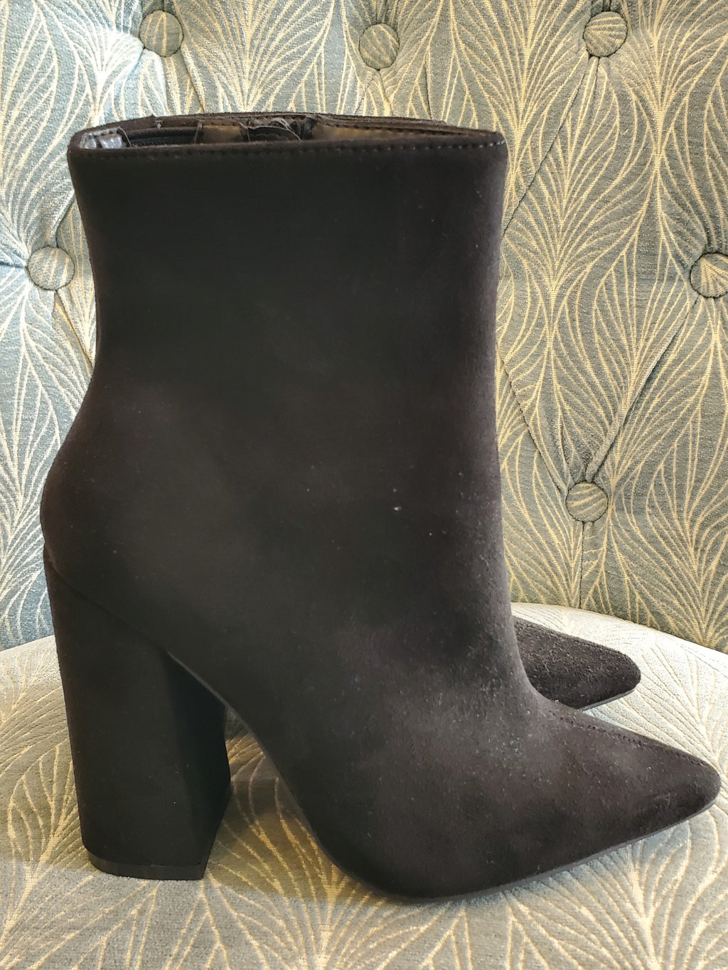 Suede Pointer Booties