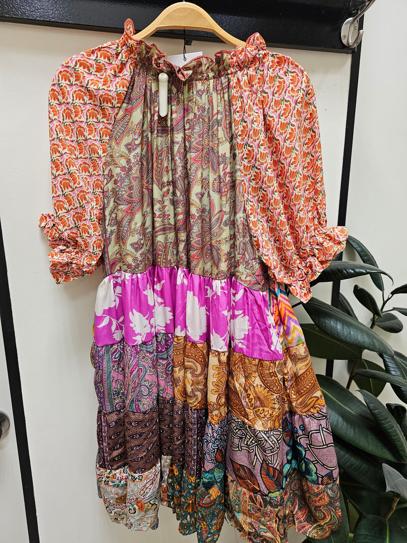 Brazil Assorted Pattern Dress