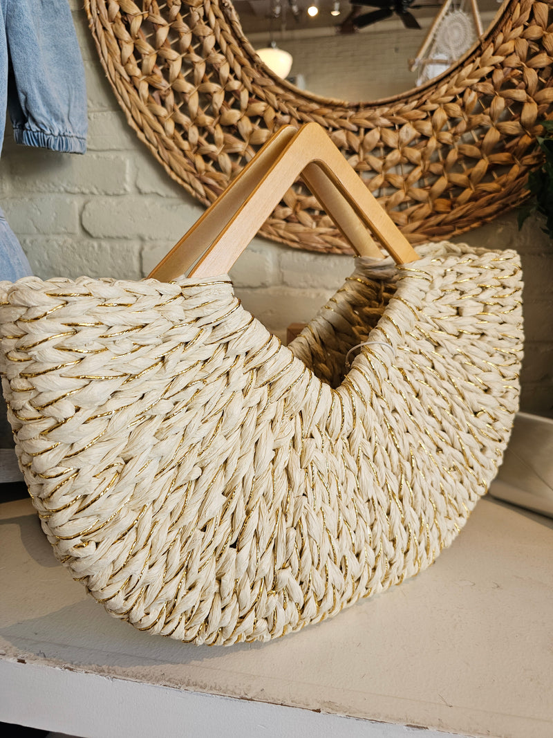 Metalic Beach Tote