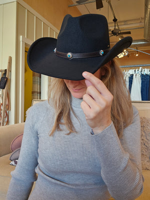 Mini Banded Cowboy Hat