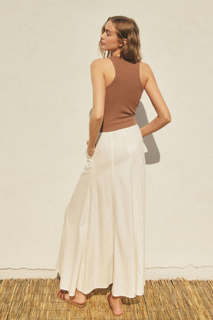 Poplin Maxi Skirt