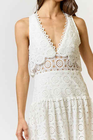 Emma Eyelet Maxi Dress