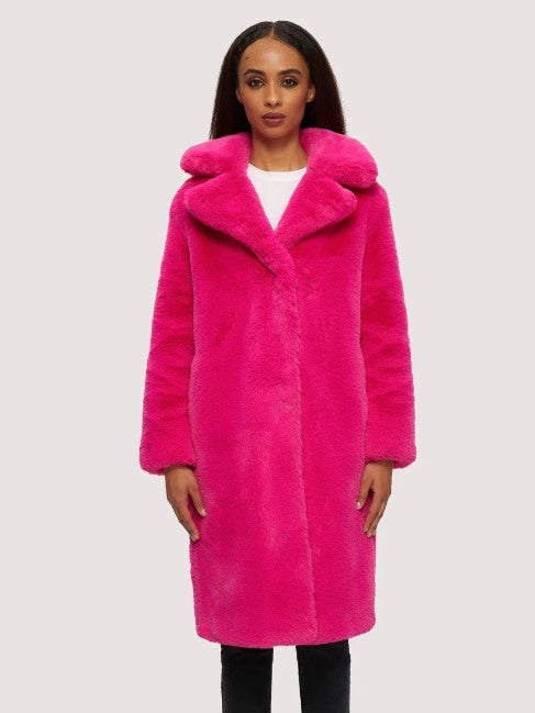 Savannah Vegan Fur Coat