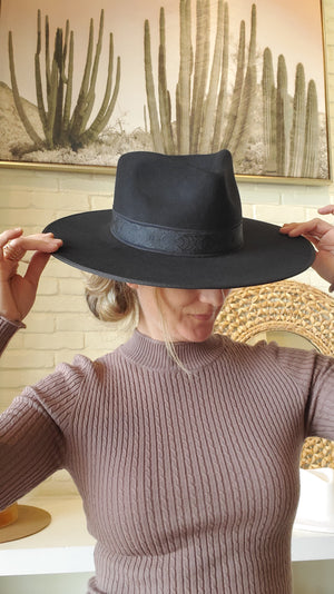 Noir Rancher Hat Black - Lack of Color