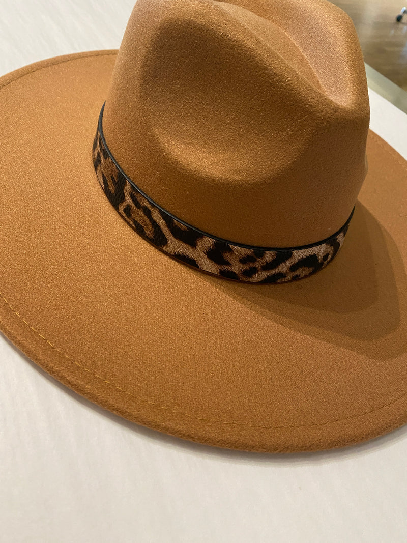 Leopard Print Belt Hat